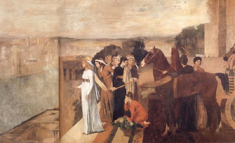 Edgar Degas Semiramis Building Babylon china oil painting image